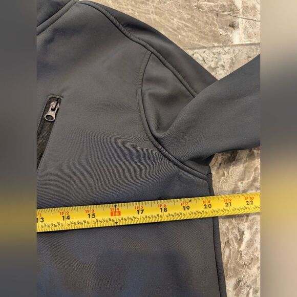 ICEBURG OUTERWEAR Women's Soft Shell Jacket Black fleece wind snow rainproof XL - Picture 8 of 8